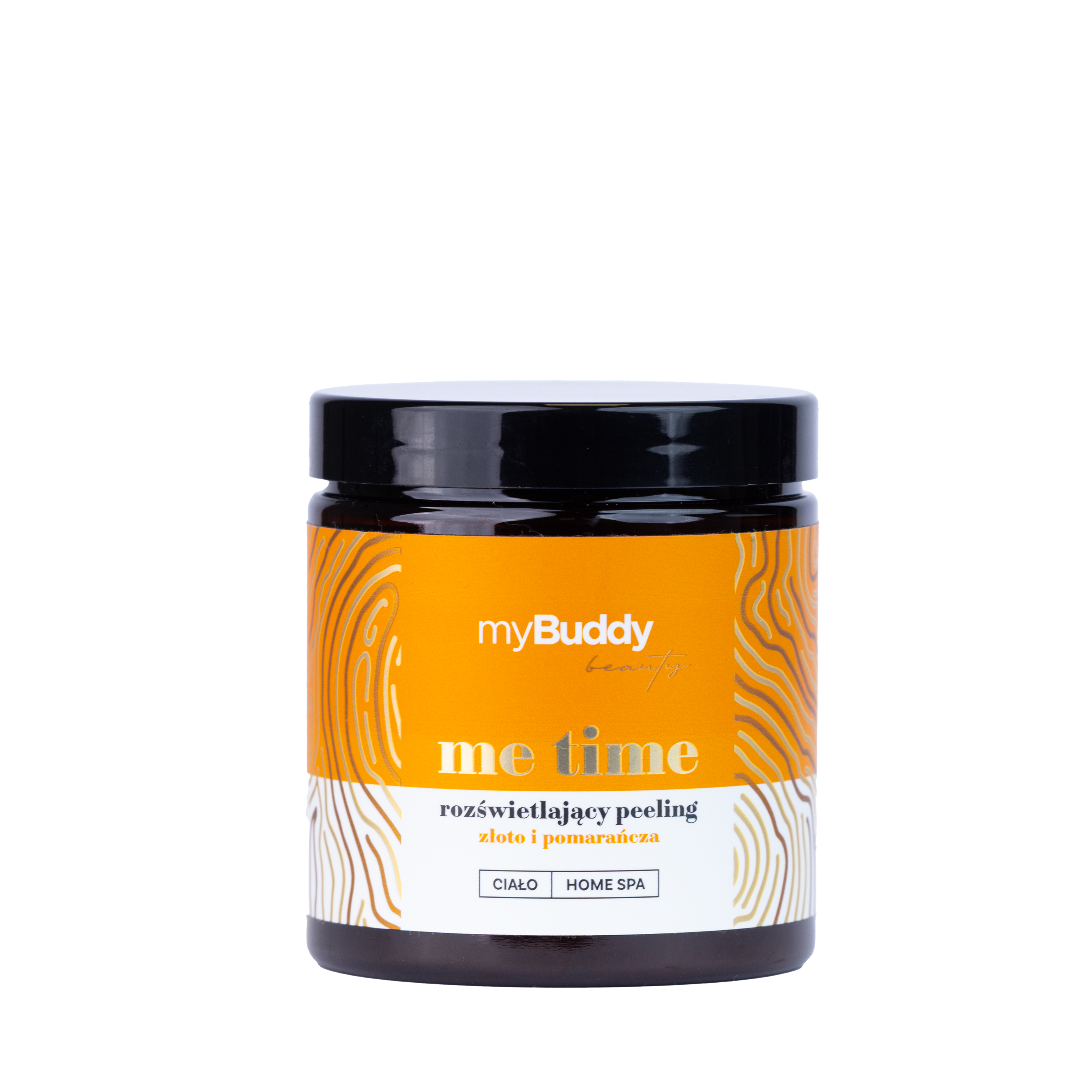 myBuddy me time Rozświetlający Peeling do Ciała Złoto i Pomarańcza 250g