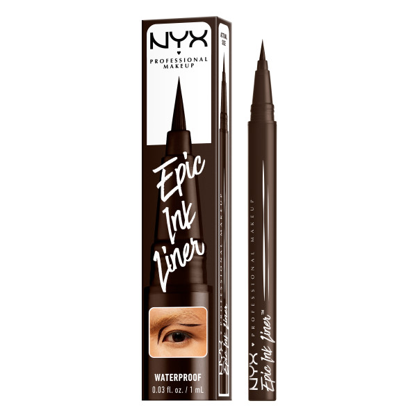 NYX Professional Makeup Epic Ink Liner Wodoodporny Eyeliner w Pisaku 03 Dark Chocolate