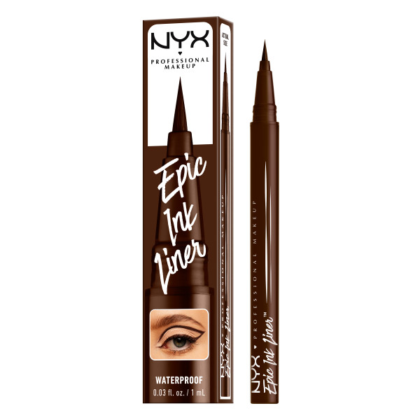 NYX Professional Makeup Epic Ink Liner Wodoodporny Eyeliner w Pisaku 04 Milk Chocolate