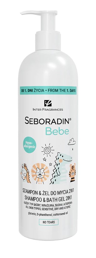 Seboradin Bebe Szampon i Żel do Mycia Ciała 2w1 dla Dzieci 500ml