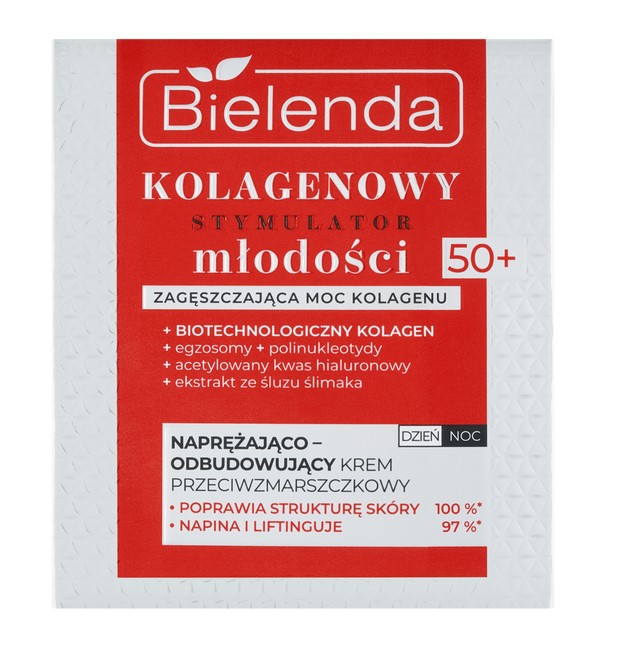 Kolagenowy Stymulator Młodości Naprężająco - odbudowujący krem przeciwzmarszczkowy - cera dojrzała, wrażliwa 50+ Dzień/Noc