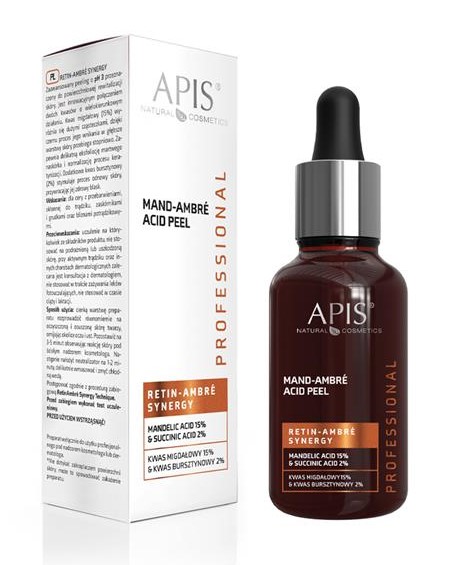 Retin-Ambre Synergy Peeling z Kwasem Migdałowym 15% i Kwasem Bursztynowym 2%