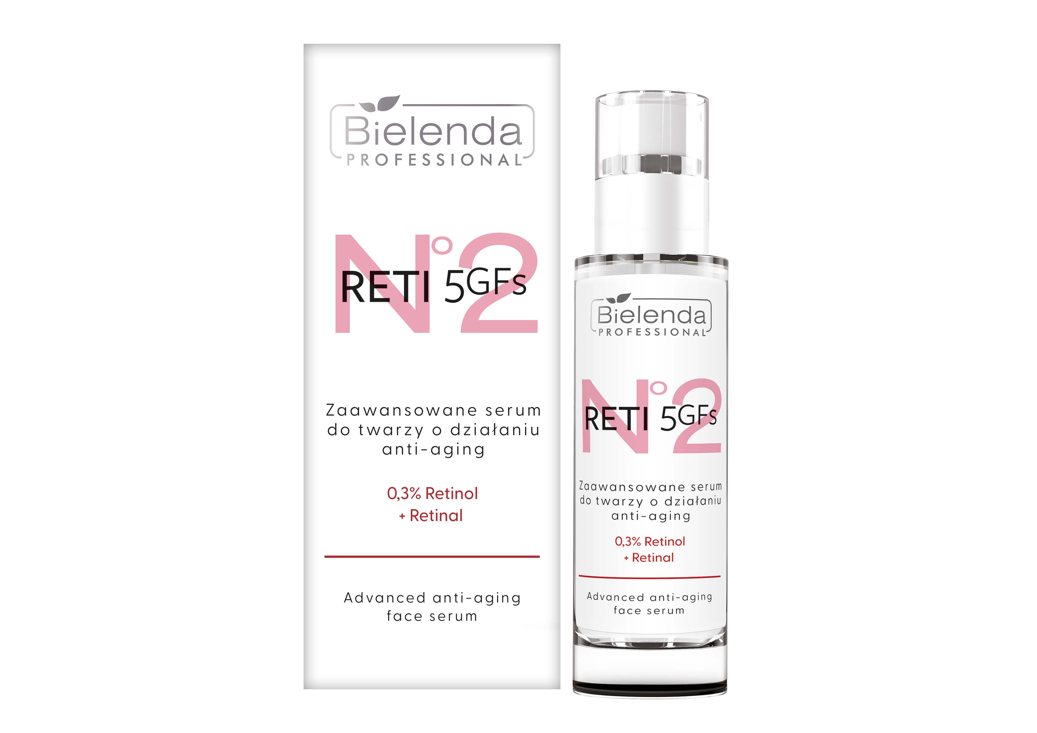 Bielenda Professional Zaawansowane Serum do Twarzy o Działaniu Anti-Aging 0,3% Retinol 30ml