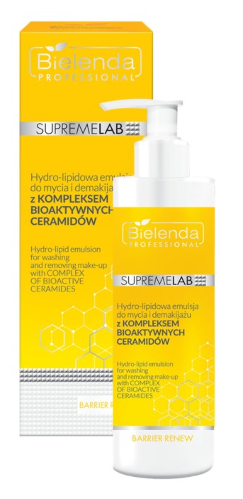 Bielenda Professional SupremeLAB Barrier Renew Hydro-Lipidowa Emulsja do Mycia i Demakijażu Twarzy 200ml