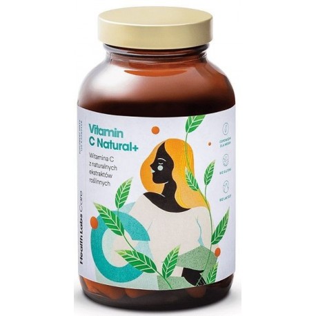 Health Labs Care Vitamin C Natural+ Suplement Diety 120 Kapsułek