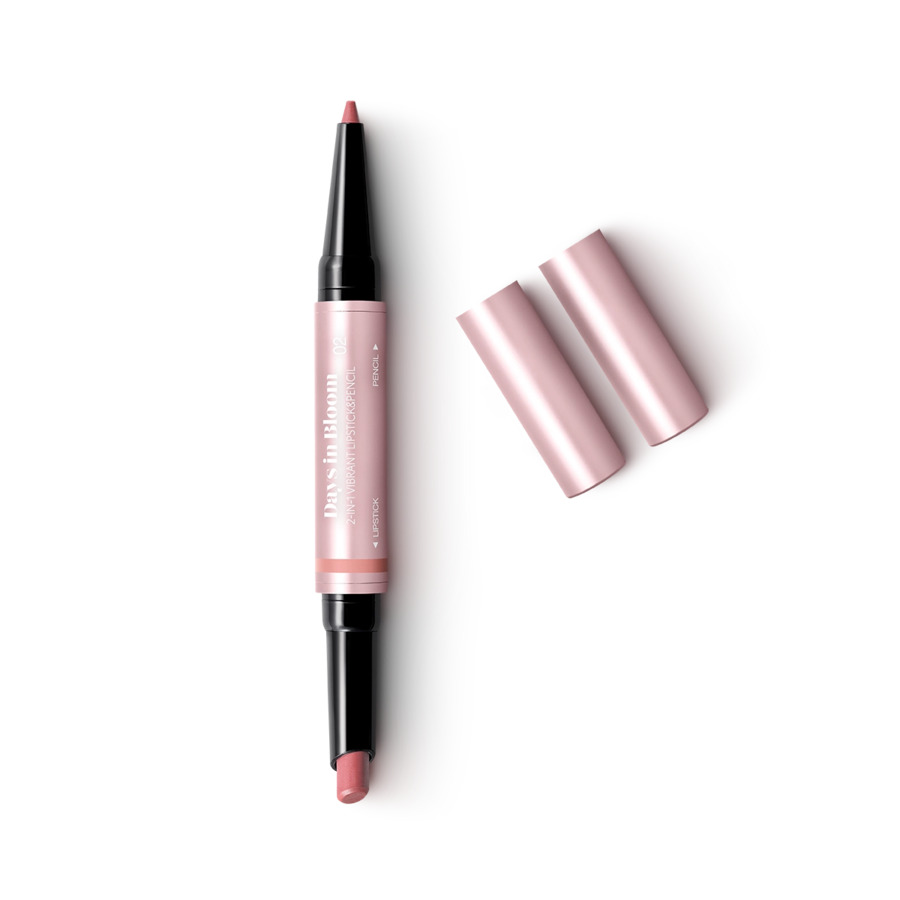 KIKO Milano Days in Bloom Pomadka i Konturówka do Ust 2w1 02 Mauve Addict