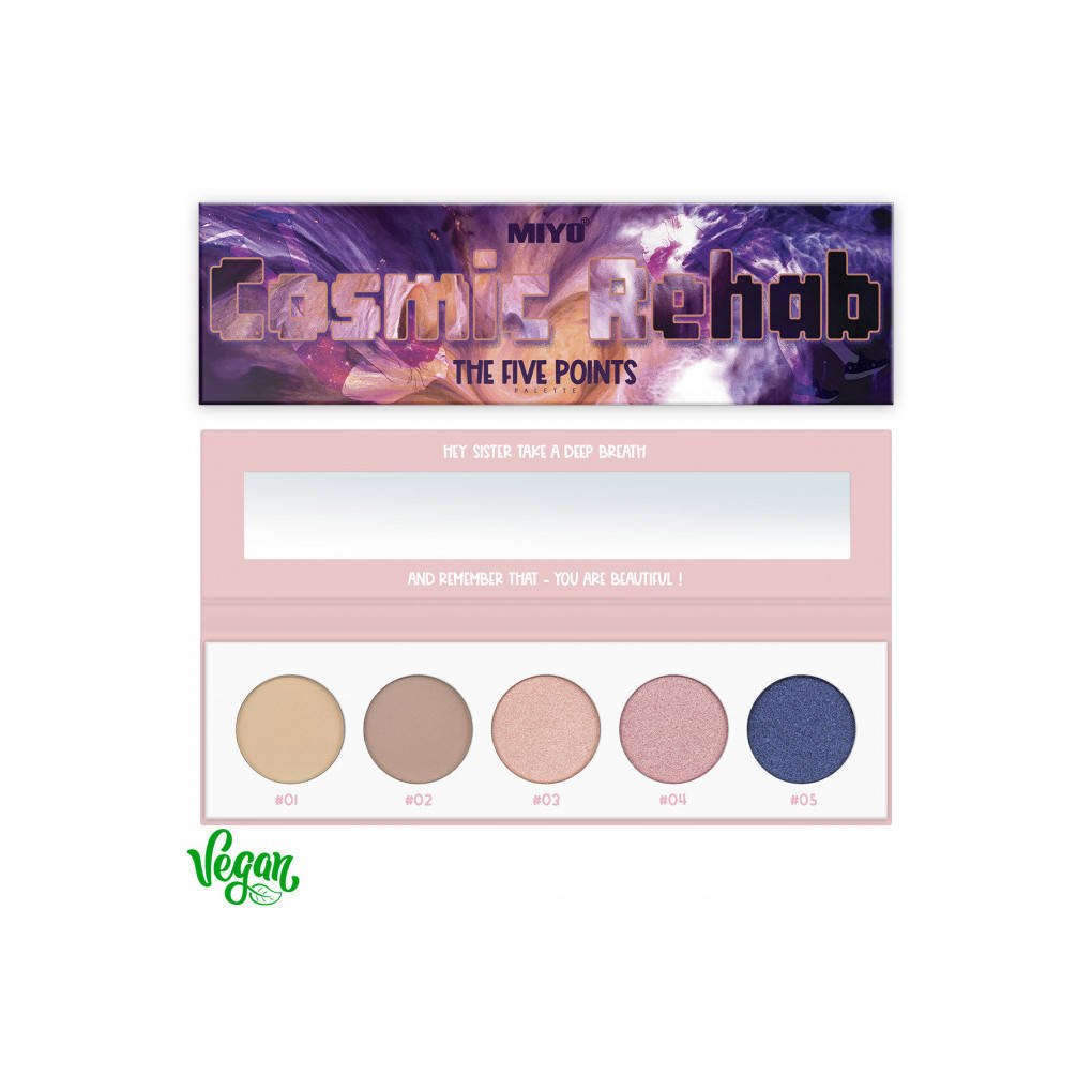 Miyo Five Points Paleta Cieni do Powiek 20 Cosmic Rehab