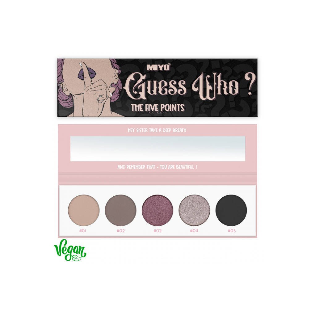 Miyo Five Points Paleta Cieni do Powiek 21 Guess Who?