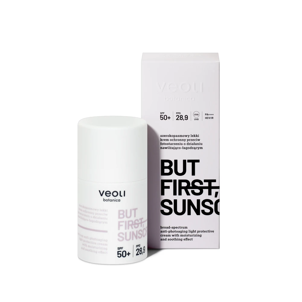 Veoli Botanica But First Sunscreen Krem Ochronny SPF50+ 50ml