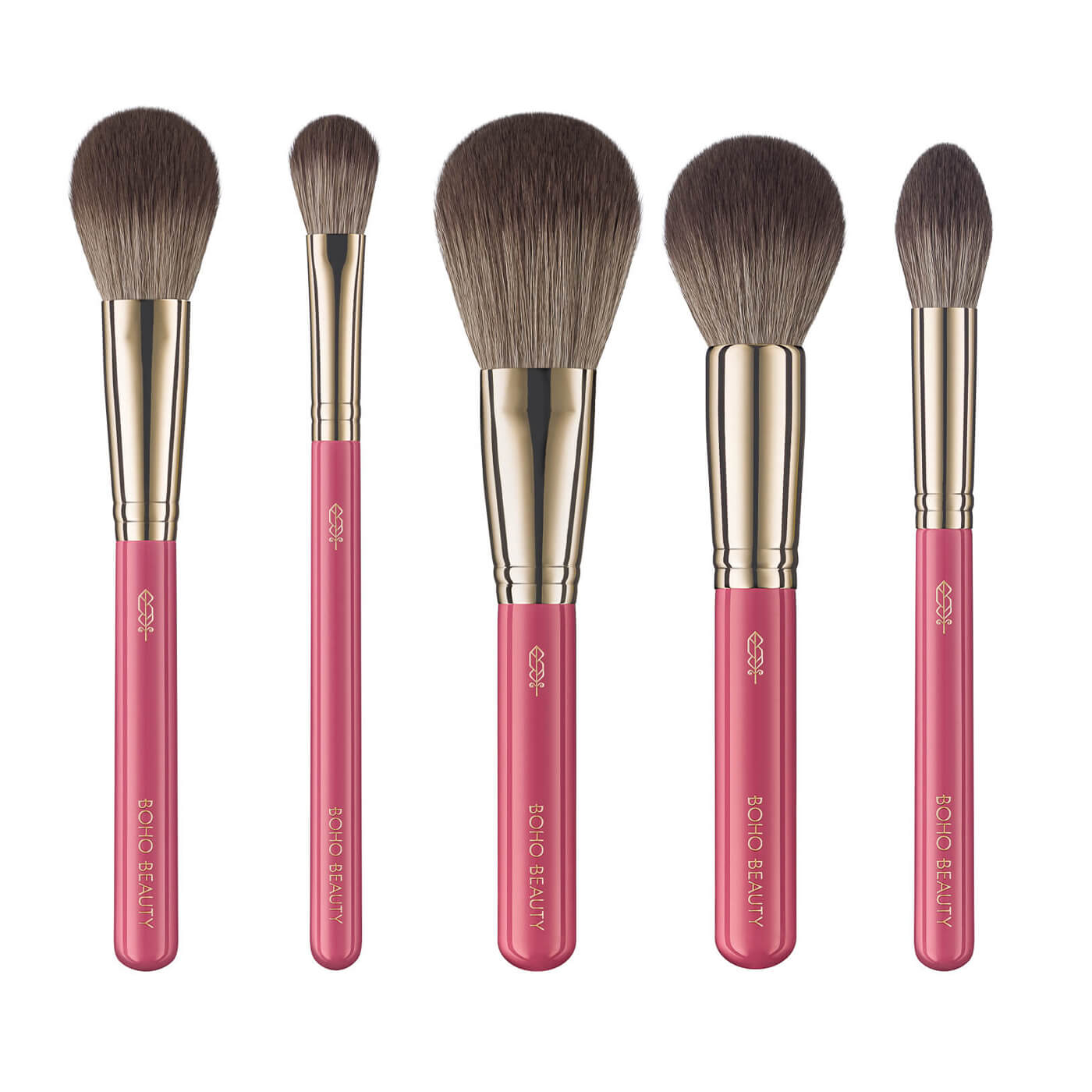 ROSE TOUCH. FACE BRUSH SET Zestawy pędzli do makijażu 1 ct