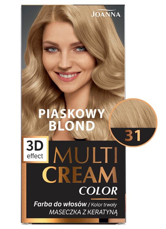 Multi Cream Color Farba do Włosów 31 Piaskowy Blond