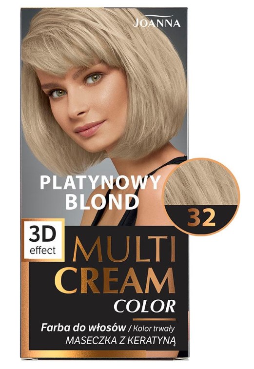 Multi Cream Color Farba do Włosów 32 Platynowy Blond