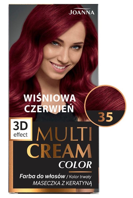 Multi Cream Color Farba do Włosów 35 Wiśniowa Czerwień