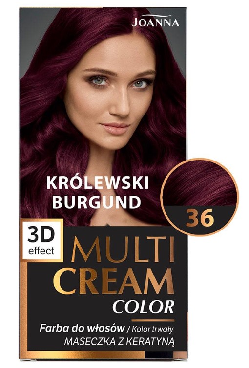 Multi Cream Color Farba do Włosów 36 Królewski Burgund