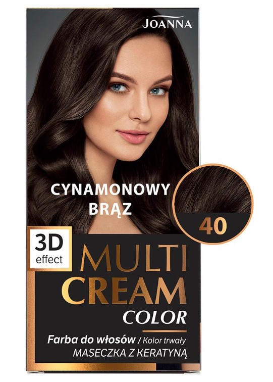 Multi Cream Color Farba do Włosów 40 Cynamonowy Brąz