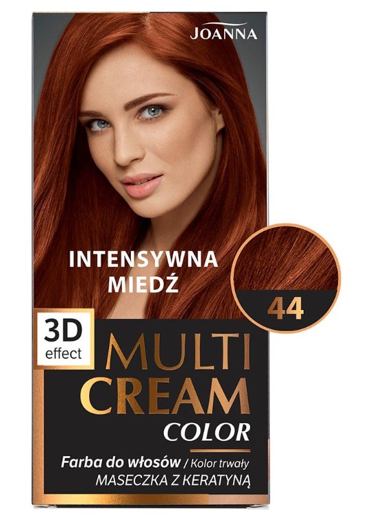 Multi Cream Color Farba do Włosów 44 Intensywna Miedź