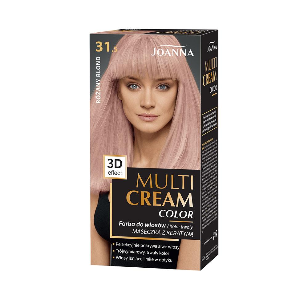 Joanna Multi Cream Color Farba do Włosów 31,5 Różany Blond