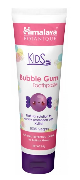 Himalaya Botanique Pasta do Zębów dla Dzieci Bubble Gum 80g