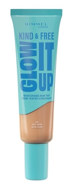 Rimmel Kind & Free Glow It Up Lekki Podkład Nawilżający 200 Soft Beige