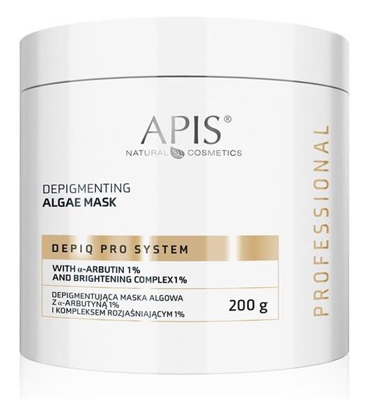 Depiq Pro System Depigmentująca Maska Algowa z a-Arbutyną 1% i Kompleksem Rozjaśniającym 1%