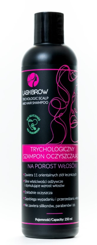 LASH BROW Trychologiczny Szampon Oczyszczający 250ml