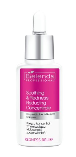 Bielenda Professional Redness Relief Kojący Koncentrat Zmniejszający Widoczność Zaczerwienień 30ml