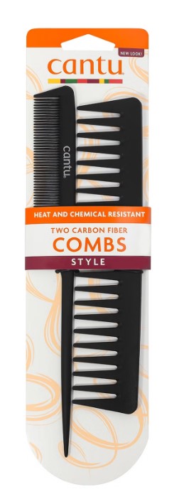 Two Carbon Fiber Combs Style Zestaw Grzebieni do Włosów