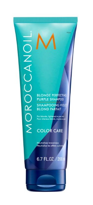 Moroccanoil Blonde Perfecting Purple Shampoo Fioletowy Szampon do Włosów Blond 200ml
