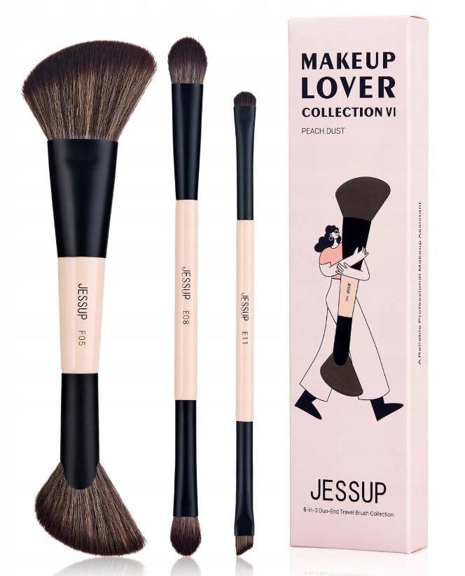 Makeup Lover Collection VI Zestaw Pędzli do Makijażu Peach Dust T507
