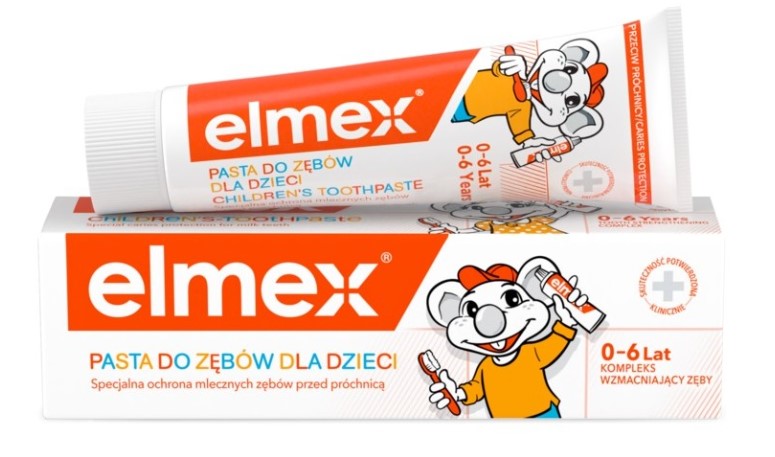 Elmex Junior Pasta do Zębów dla Dzieci Przeciw Próchnicy 0-6 Lat 50ml