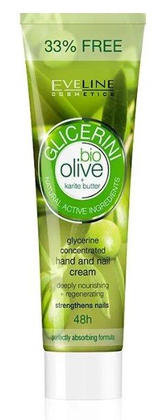 Eveline Glicerynowy Krem do Rąk i Paznokci 5w1 z Bio Oliwką 100ml