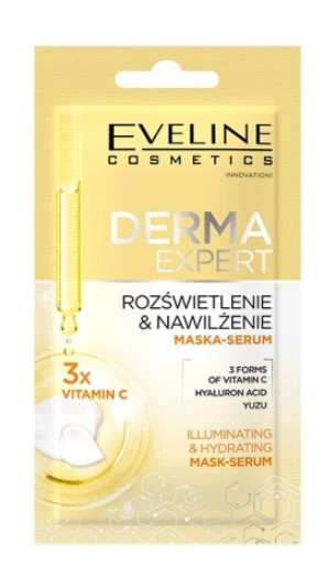 Derma Expert Kremowa Maska-Serum Rozświetlenie i Nawilżenie