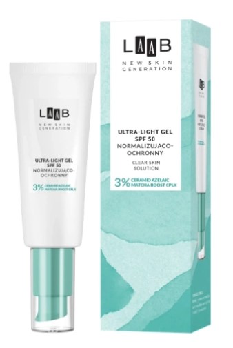 AA LAAB Clear Skin Solution Ultra-Light Normalizująco-Ochronny Żel SPF50 40ml