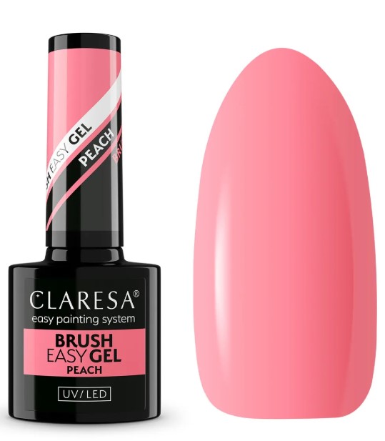 Claresa Brush Easy Gel Żel do Paznokci Peach