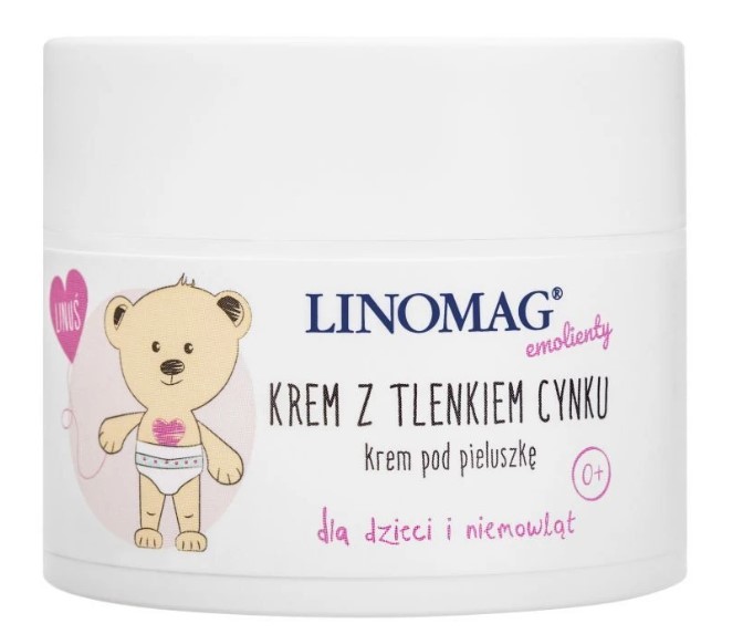 Linomag Krem pod Pieluszkę z Tlenkiem Cynku dla Dzieci i Niemowląt 50ml
