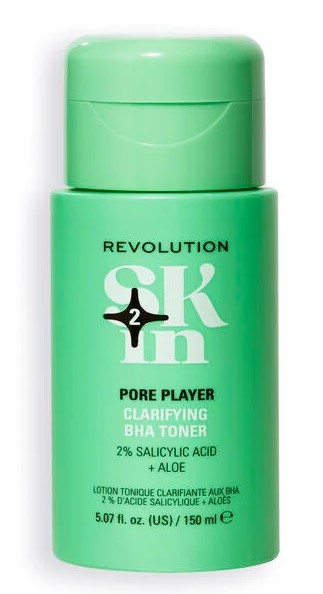 Revolution Skincare Clearly Clarify 2% Salicylic Acid &Aloe Clarifying BHA Toner oczyszczający tonik do regulacji sebum i minimalizujący pory