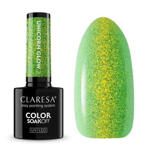 Claresa Lakier Hybrydowy Unicorn Glow 2