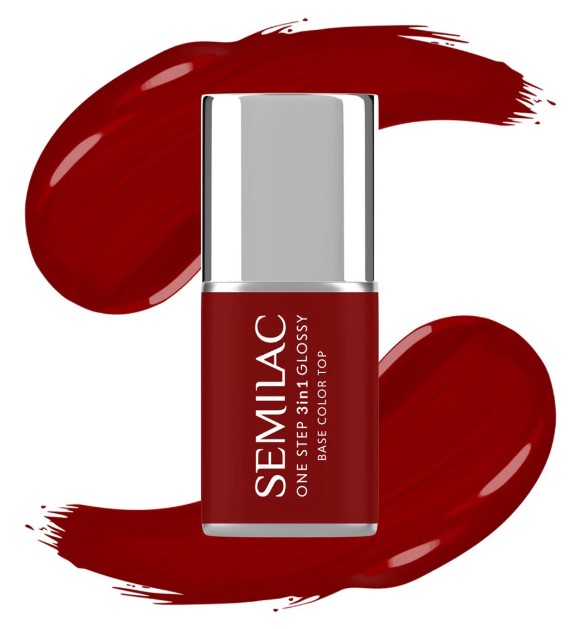One Step 3w1 Lakier Hybrydowy S575 Dark Red