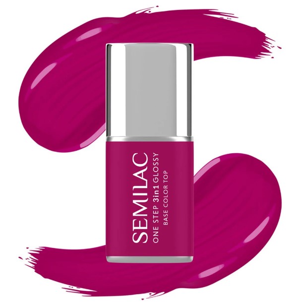 One Step 3w1 Lakier Hybrydowy S595 Bright Purple
