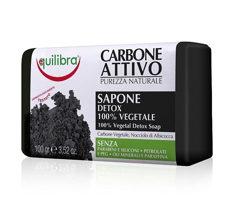 Carbone Attivo Mydło Oczyszczające z Aktywnym Węglem