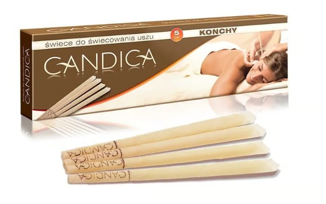 Candica Konchy Świece do Świecowania Uszu 5 Par
