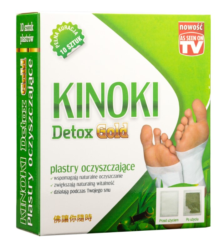 Kinoki Plastry Oczyszczające Detox Gold
