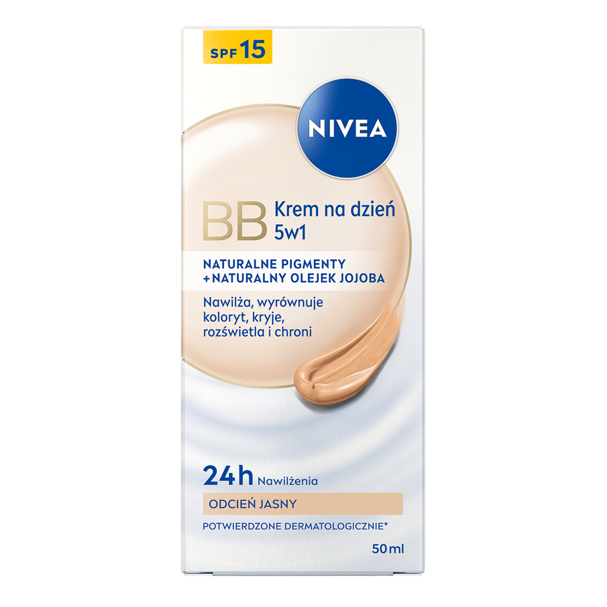 NIVEA 5w1 Krem BB SPF15 Odcień Jasny