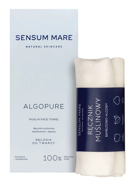 Sensum Mare Algopure Ręcznik Muślinowy Bambusowo-Algowy
