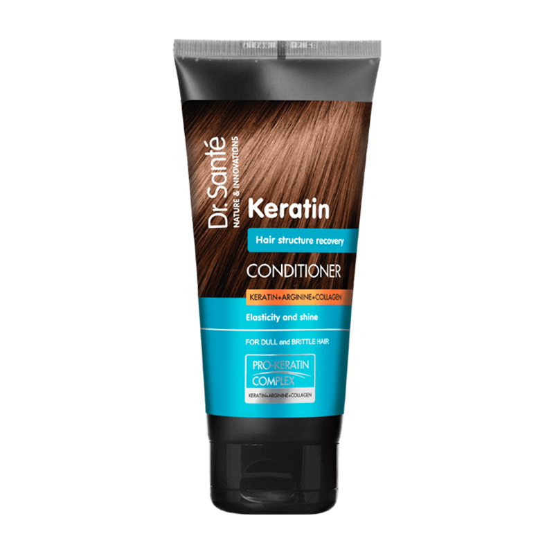 Dr. Sante Keratin Odżywka z Keratyną do Włosów Matowych i Łamliwych 200ml