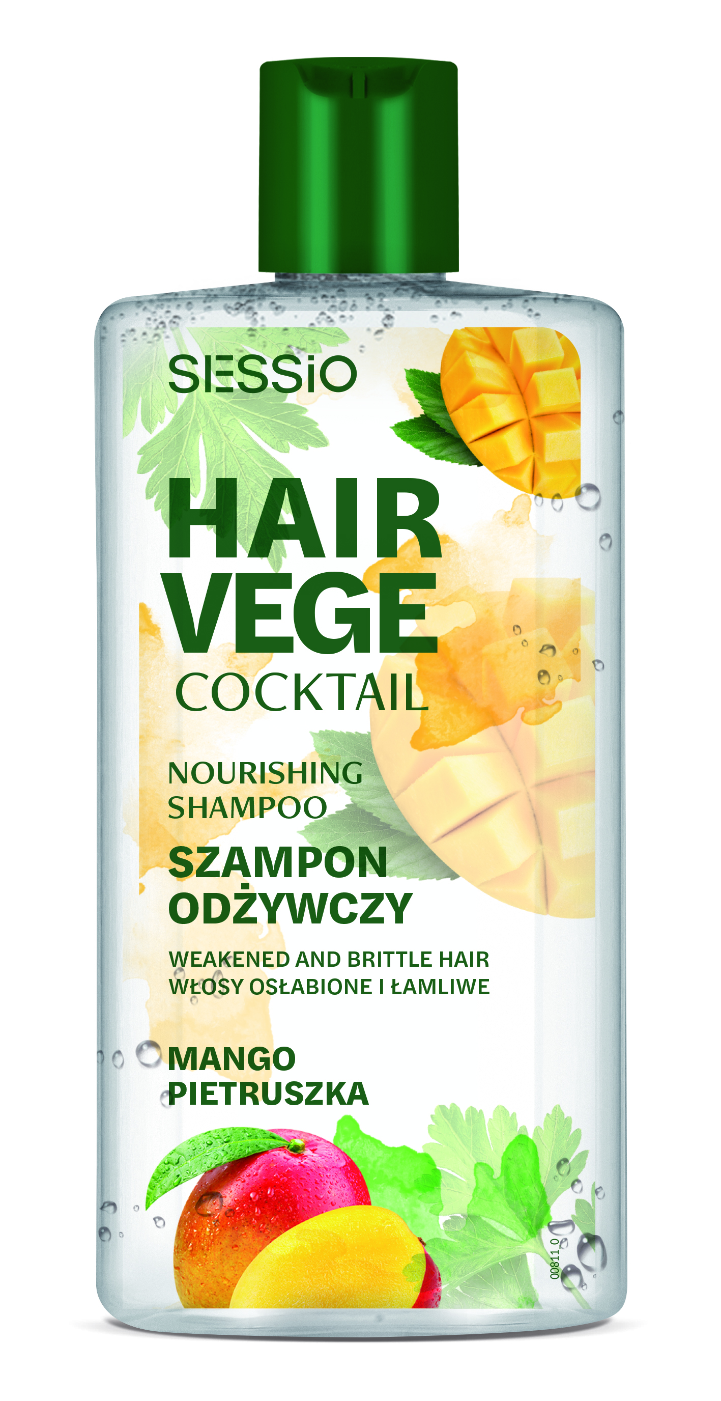 Sessio Hair Vege Cocktail Szampon Odżywczy Mango Pietruszka 300g