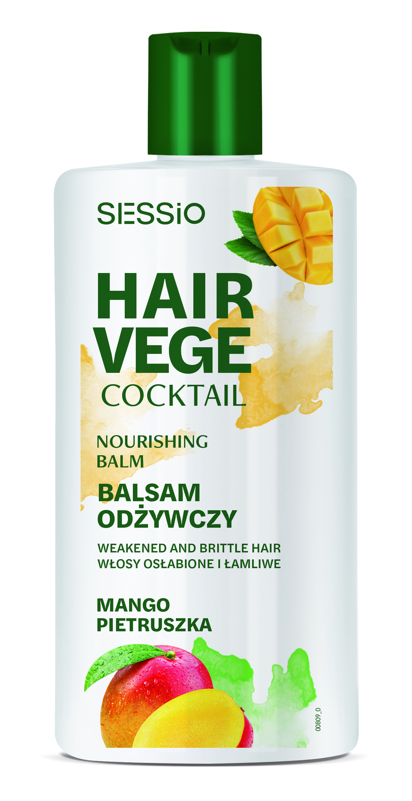 Sessio Hair Vege Cocktail Balsam Odżywczy do Włosów Mango Pietruszka 300g