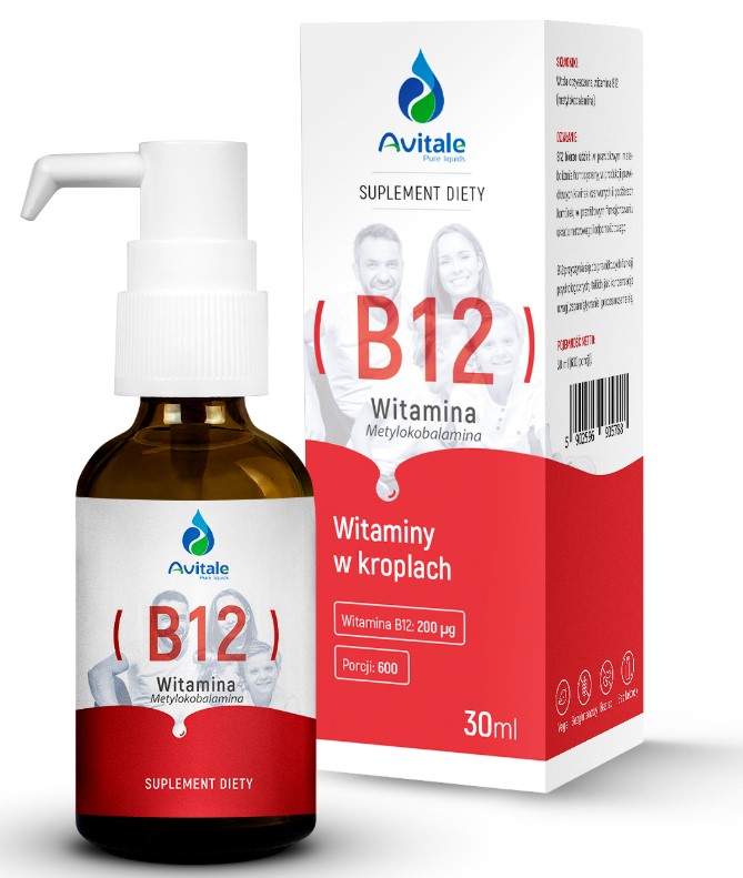 Avitale Witamina B12 Suplement Diety w Kroplach 30ml