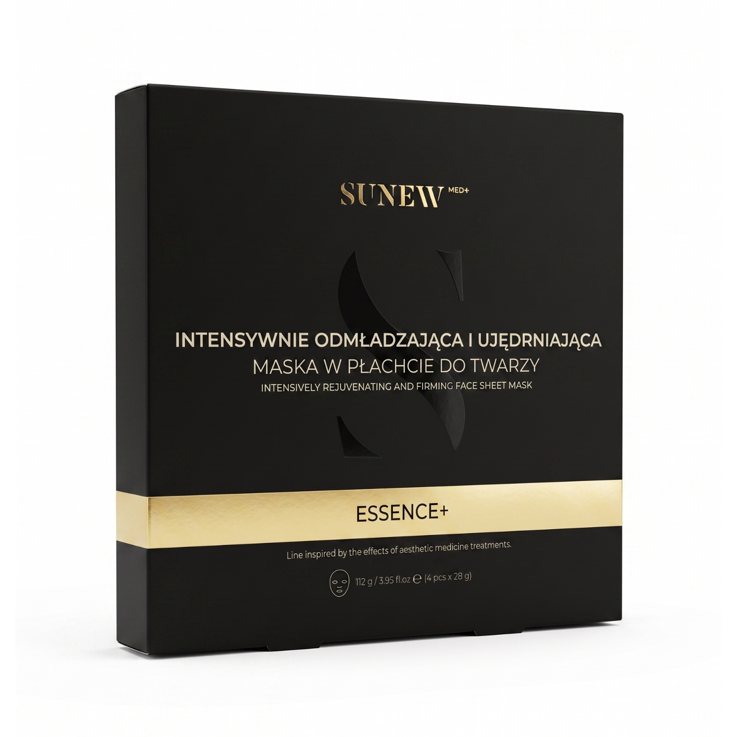 SUNEWMED+ ESSENCE+ Face Sheet Mask with Peptides and Snail Mucin maska w płachcie do twarzy z peptydami i śluzem ślimaka