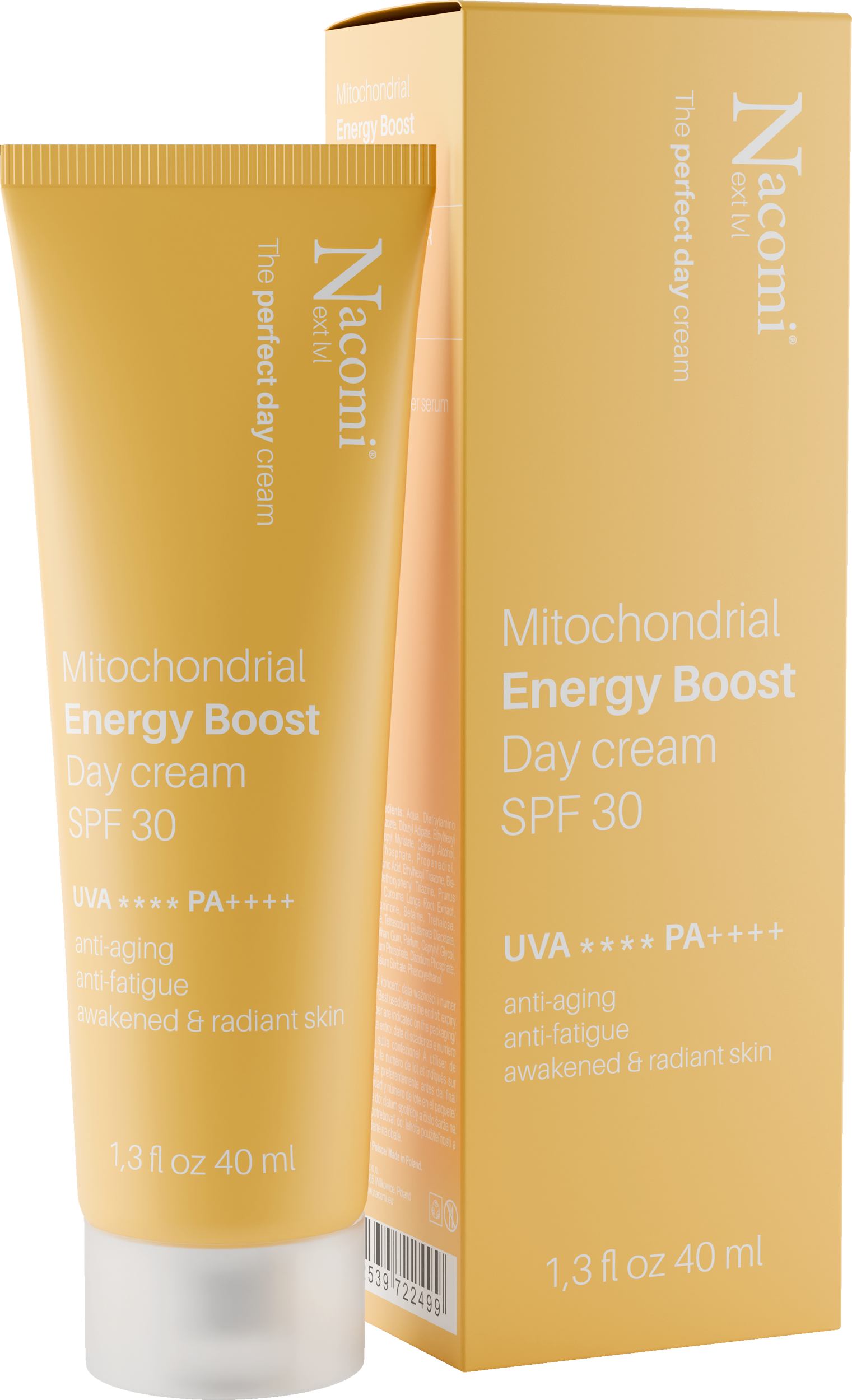 Next Lvl Krem Energetyzujący z Ochroną Mitochondralną SPF30